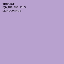 #B8A1CF - London Hue Color Image