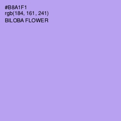 #B8A1F1 - Biloba Flower Color Image