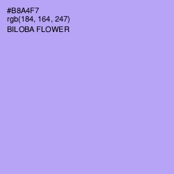 #B8A4F7 - Biloba Flower Color Image