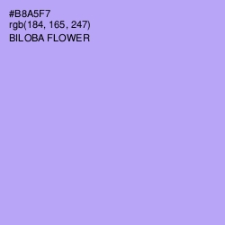#B8A5F7 - Biloba Flower Color Image