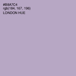 #B8A7C4 - London Hue Color Image