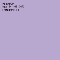 #B8A8CF - London Hue Color Image