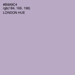 #B8A9C4 - London Hue Color Image