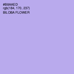 #B8AAED - Biloba Flower Color Image