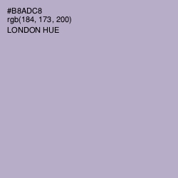 #B8ADC8 - London Hue Color Image
