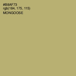 #B8AF73 - Mongoose Color Image