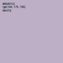 #B8AFC3 - London Hue Color Image