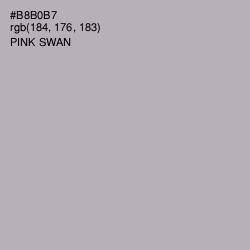 #B8B0B7 - Pink Swan Color Image