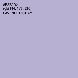 #B8B0D2 - Lavender Gray Color Image