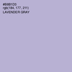 #B8B1D3 - Lavender Gray Color Image