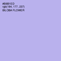 #B8B1ED - Biloba Flower Color Image