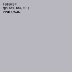 #B8B7BF - Pink Swan Color Image