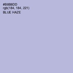 #B8B8DD - Blue Haze Color Image