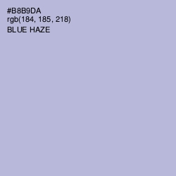 #B8B9DA - Blue Haze Color Image