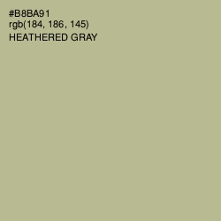 #B8BA91 - Heathered Gray Color Image