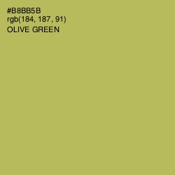 #B8BB5B - Olive Green Color Image