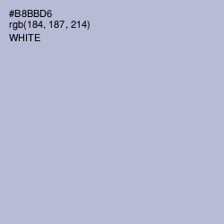 #B8BBD6 - Lavender Gray Color Image