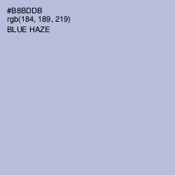 #B8BDDB - Blue Haze Color Image
