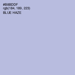 #B8BDDF - Blue Haze Color Image