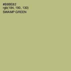 #B8BE82 - Swamp Green Color Image