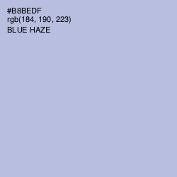 #B8BEDF - Blue Haze Color Image