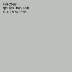 #B8C0B7 - Green Spring Color Image