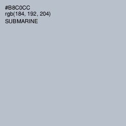 #B8C0CC - Submarine Color Image