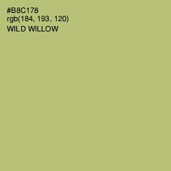 #B8C178 - Wild Willow Color Image