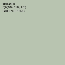 #B8C4B0 - Green Spring Color Image