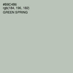 #B8C4B6 - Green Spring Color Image