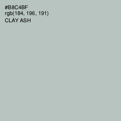 #B8C4BF - Clay Ash Color Image