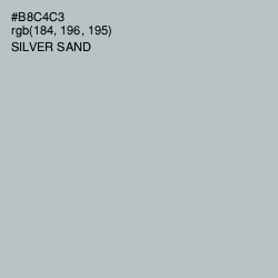 #B8C4C3 - Silver Sand Color Image