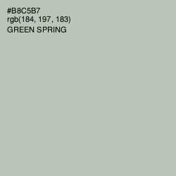 #B8C5B7 - Green Spring Color Image