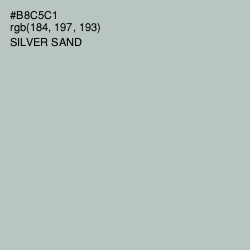 #B8C5C1 - Silver Sand Color Image