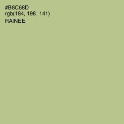 #B8C68D - Rainee Color Image