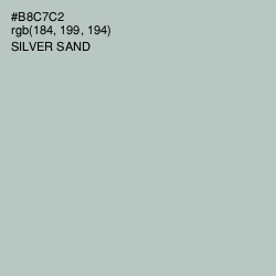 #B8C7C2 - Silver Sand Color Image