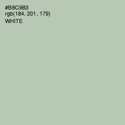 #B8C9B3 - Clay Ash Color Image