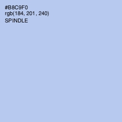 #B8C9F0 - Spindle Color Image
