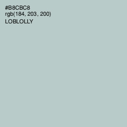 #B8CBC8 - Loblolly Color Image