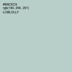 #B8CEC9 - Loblolly Color Image