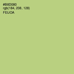 #B8D080 - Feijoa Color Image