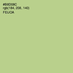 #B8D08C - Feijoa Color Image