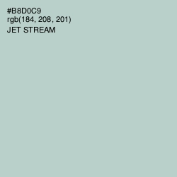 #B8D0C9 - Jet Stream Color Image