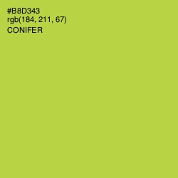 #B8D343 - Conifer Color Image