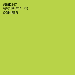 #B8D347 - Conifer Color Image