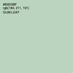 #B8D3BF - Gum Leaf Color Image
