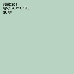 #B8D3C1 - Surf Color Image