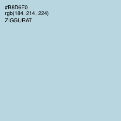 #B8D6E0 - Ziggurat Color Image