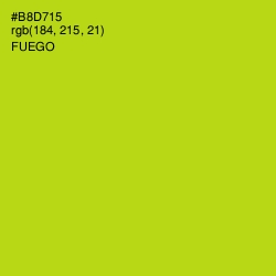 #B8D715 - Fuego Color Image