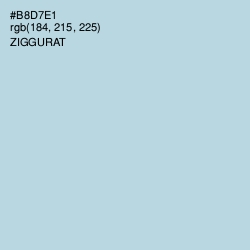 #B8D7E1 - Ziggurat Color Image